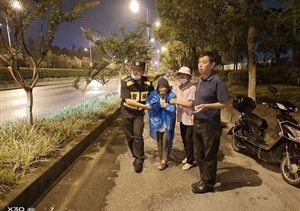 幫迷路老人尋家人  平凡小事踐行初心——宗保公司駐周浦市容項目