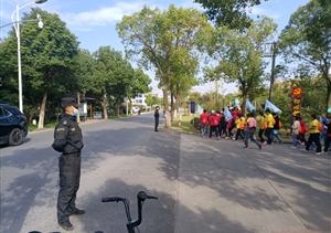 宗保公司圓滿(mǎn)完成金山衛鎮大型活動(dòng)安保任務(wù)