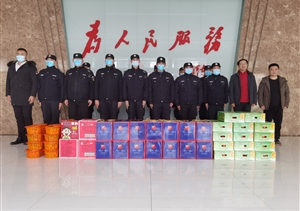 新春送關(guān)懷 情暖隊員心 —湯口鎮領(lǐng)導走訪(fǎng)慰問(wèn)堅守一線(xiàn)的項目隊員