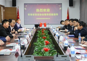 青海省公安廳治安總隊、保安協(xié)會(huì )一行到公司走訪(fǎng)調研